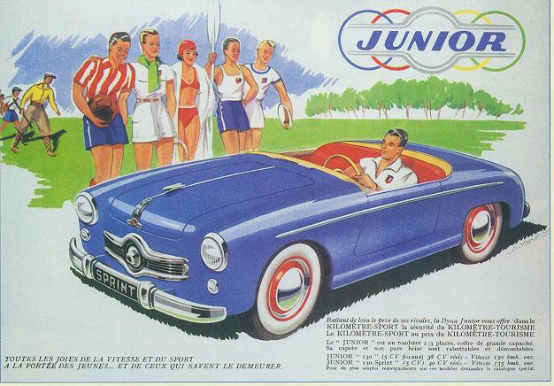 Publicité pour le Panhard Junior