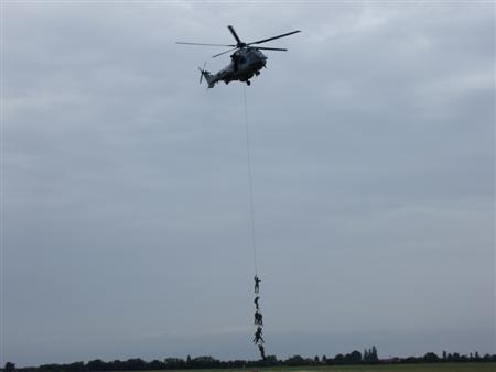 Evacuation rapide de troupes