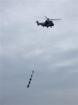 Evacuation rapide de troupes