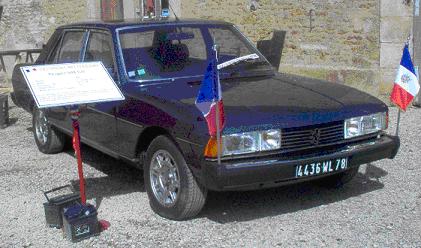 La Peugeot 604 du président Mitterand